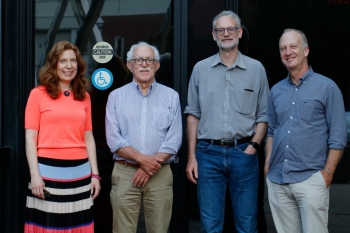 ​​​​​​​Foto: Integrantes do Comitê da Conferência (da esquerda para a direita): Jocelyn  Finlay (Harvard), David Lam (Diretor do ISR – Michigan), Murray Leibbrandt (Cape Town U.E) e Marcelo Neri (FGV Social).