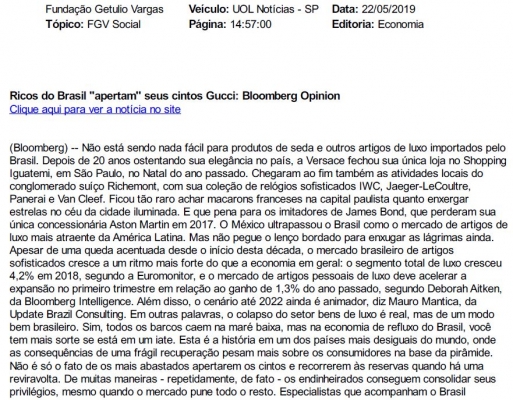 Sem crescimento econômico, ricos do Brasil 'apertam' seus cintos Gucci -  InfoMoney